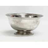 A Tiffany & Co plated bowl. 16.5x8cm