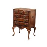 An American Chippendale style chest of drawers / cutlery chest. 63x43x92cm