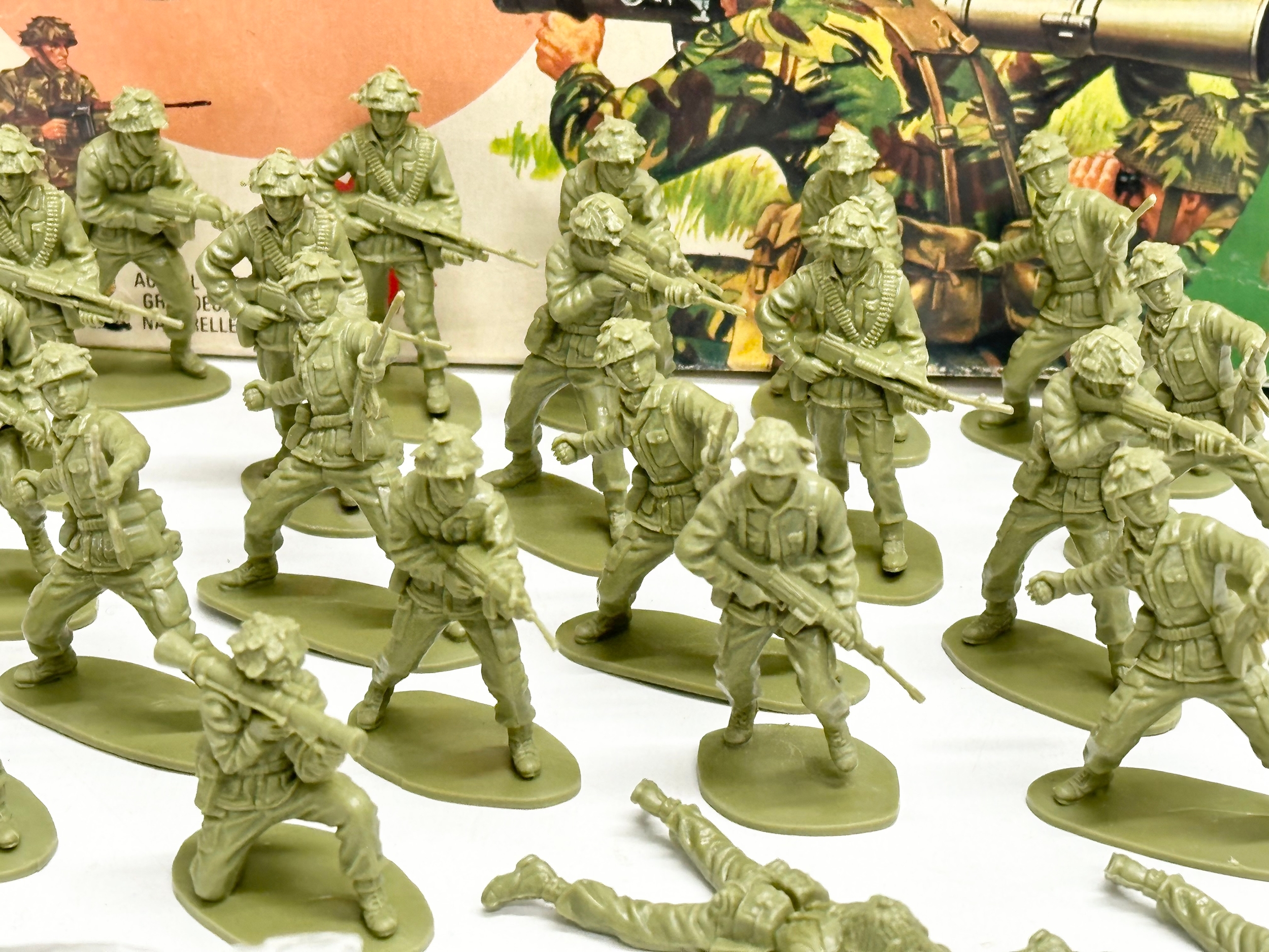 4 boxes of vintage Airfix model kits. Airfix Modern British Infantry, 1/32 scale model. Airfix - Image 8 of 9