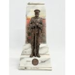 The Bradford Exchange First World War Centenary Armistice Sculpture. 323/4,999. 13x10x25.5cm