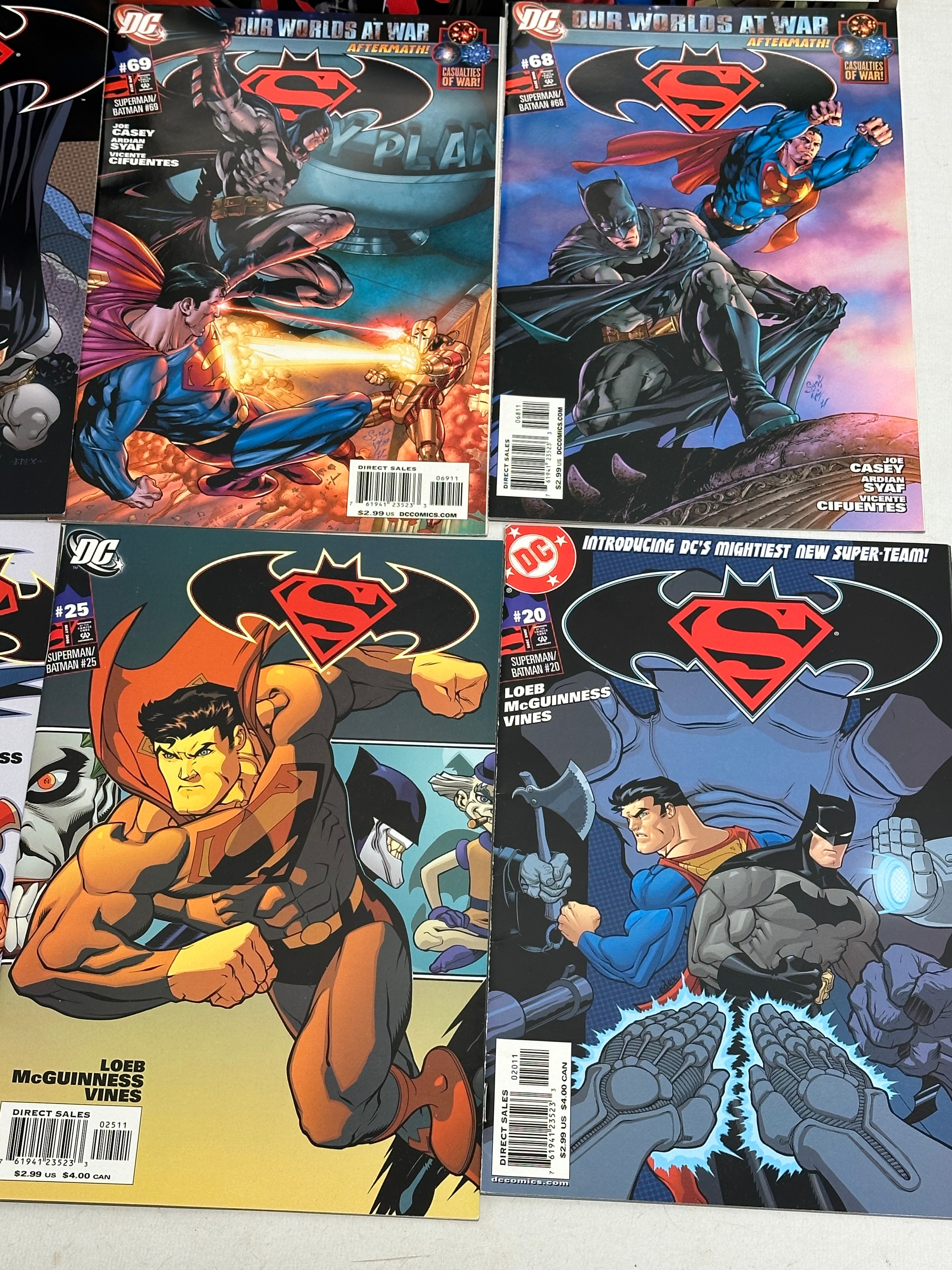 A collection of DC Batman and Superman comic books. Some full stories. - Image 3 of 5