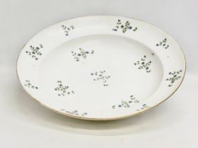 A large Early 19th Century French Empire ‘Sprig Cornflower’ Paris Porcelain bowl. 42x8.5cm