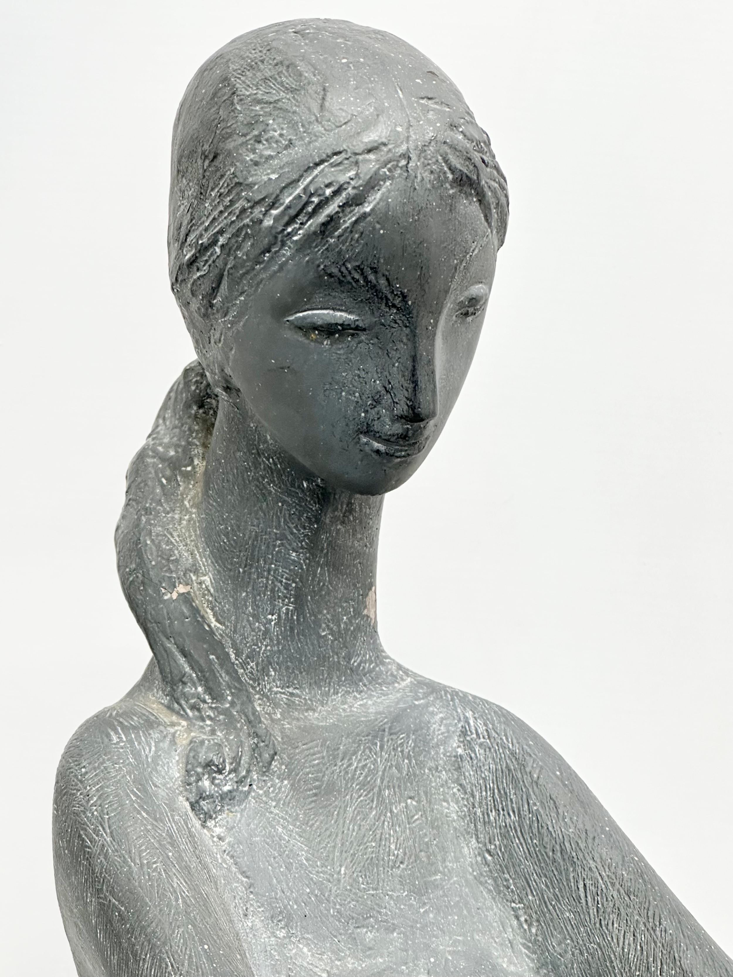 Kathy Klein. An Austin Productions ‘Generations’ Mother & Child sculpture designed by Kathy Klein. - Image 7 of 8