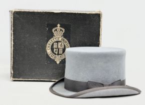 Christy’s of London hat box with Wilson & Stafford top hat.