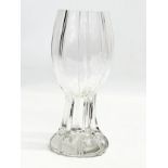 A Late 19th/Early 20th Century Bohemian Glass vase. Circa 1900. 7.5x19cm