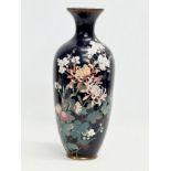 A large Late 19th Century Japanese Cloisonné enamel vase. 36cm