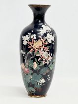 A large Late 19th Century Japanese Cloisonné enamel vase. 36cm