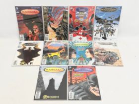 A collection of DC Batman Incorporated comics