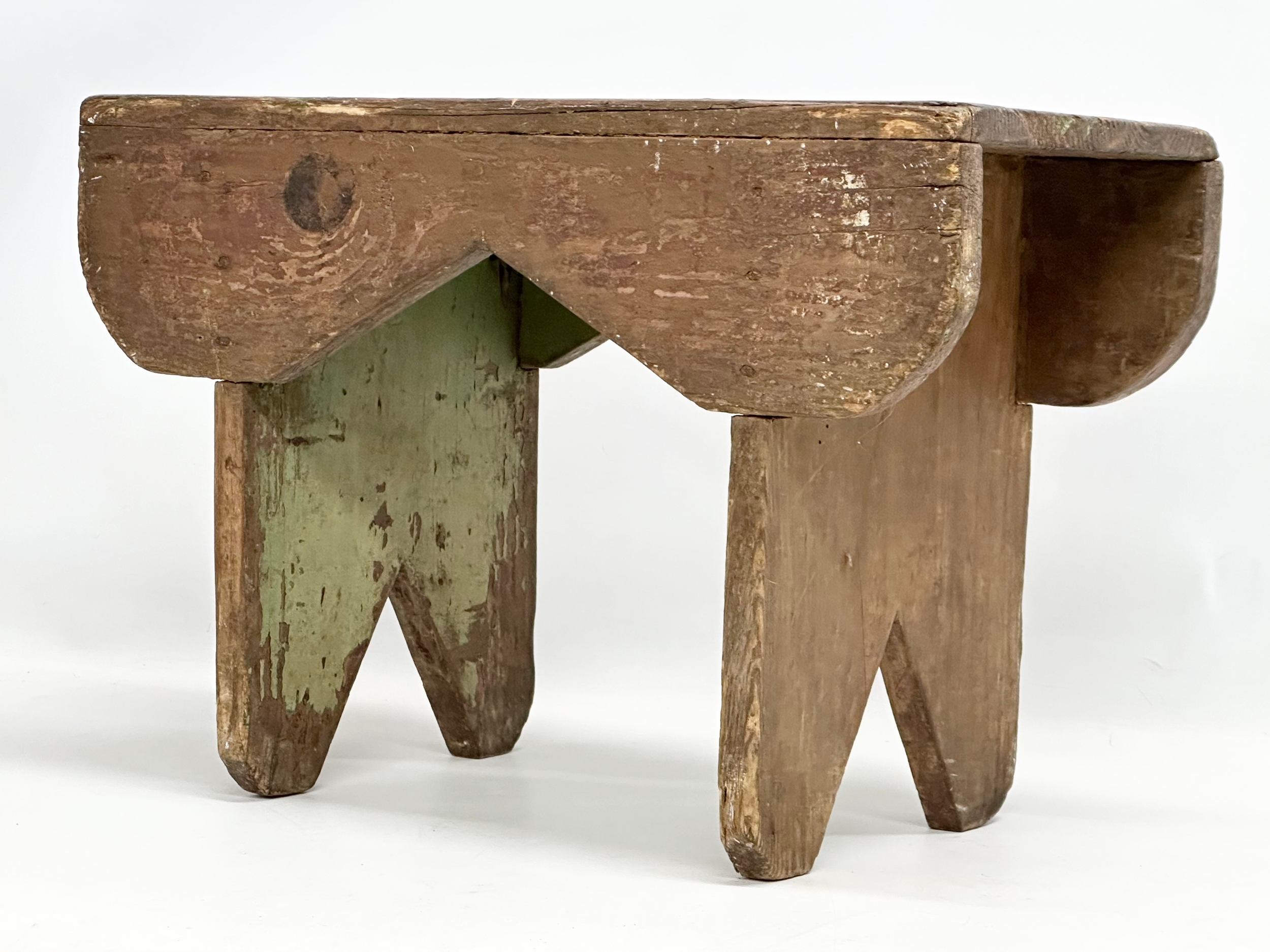 A Late 19th/Early 20th Century stool. 48x22x31 - Image 3 of 3