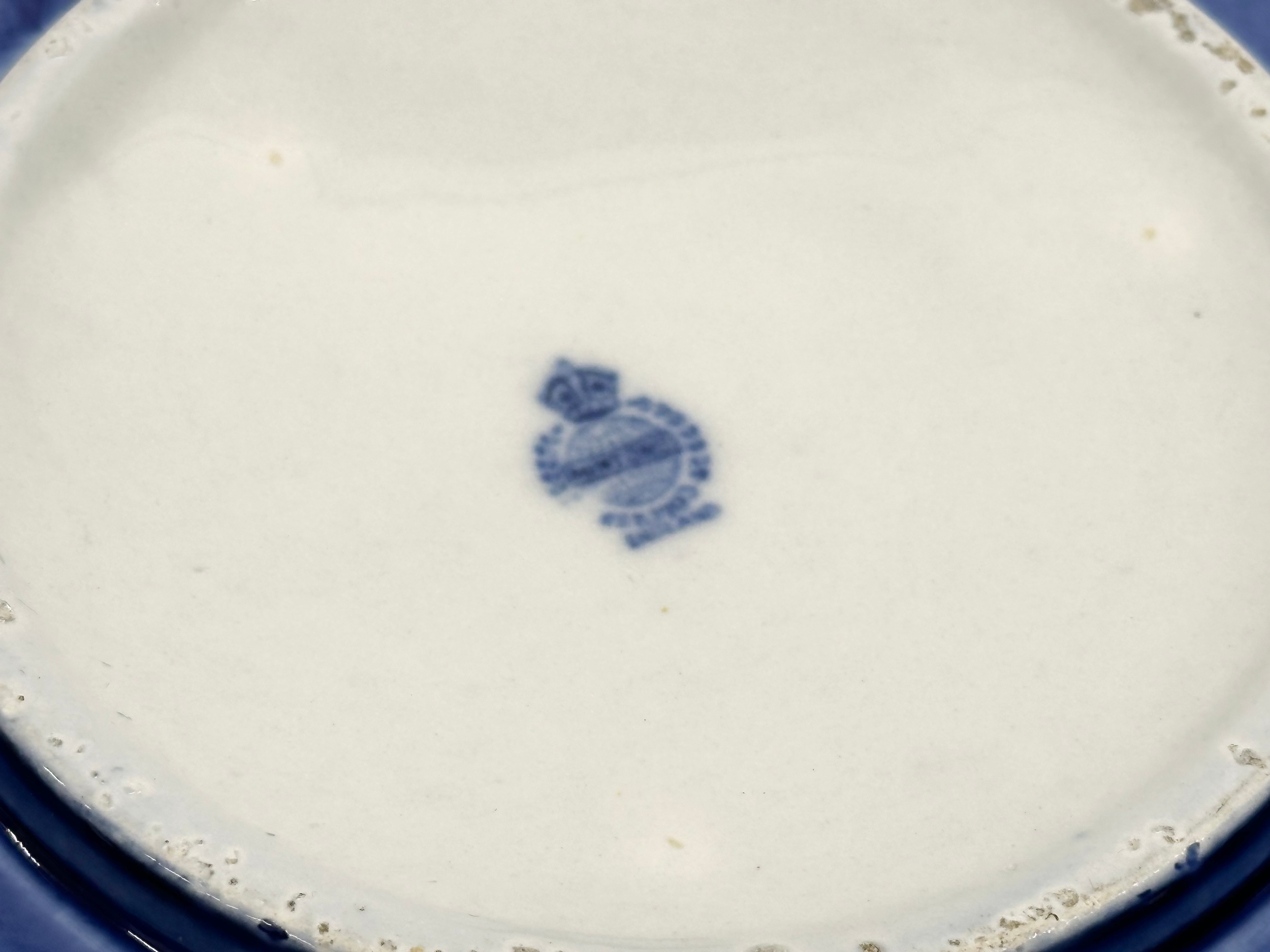 3 Late 19th/Early 20th Century pottery bowls. Minton, Corona Ware and other. 23x9cm - Image 5 of 7