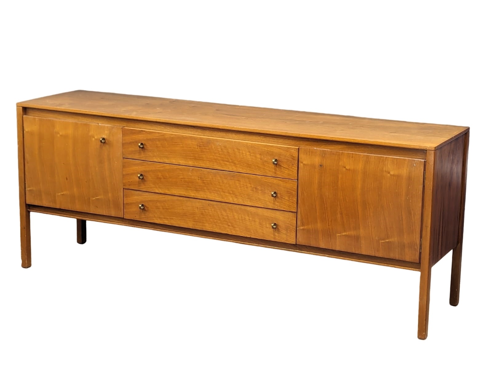 A large Mid Century teak sideboard designed by Robert Heritage for Archie Shine. 183x46x74cm