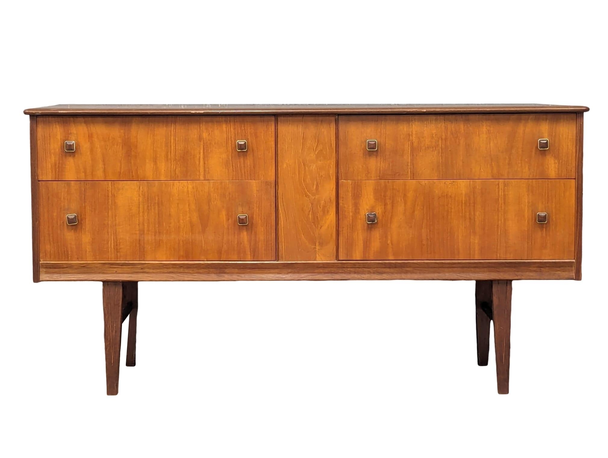 A Mid Century teak sideboard by Home Worthy. 137x47x73cm - Image 9 of 9