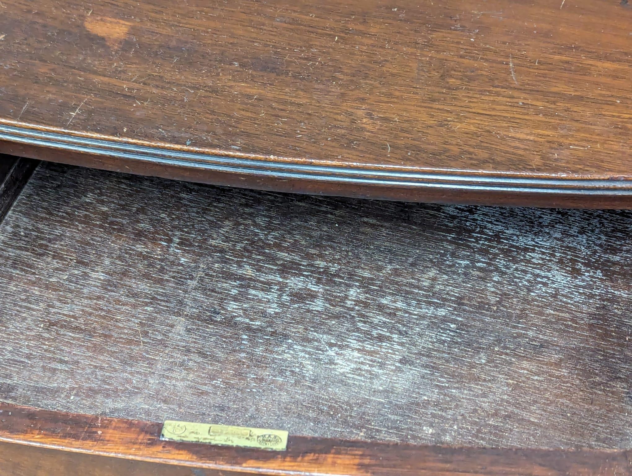 A Late 19th Century Georgian style mahogany side table. Circa 1850-1880. 110.5x57.5x77.5cm - Image 2 of 7