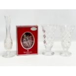 A collection of Waterford Crystal. 23cm. 17.5cm.