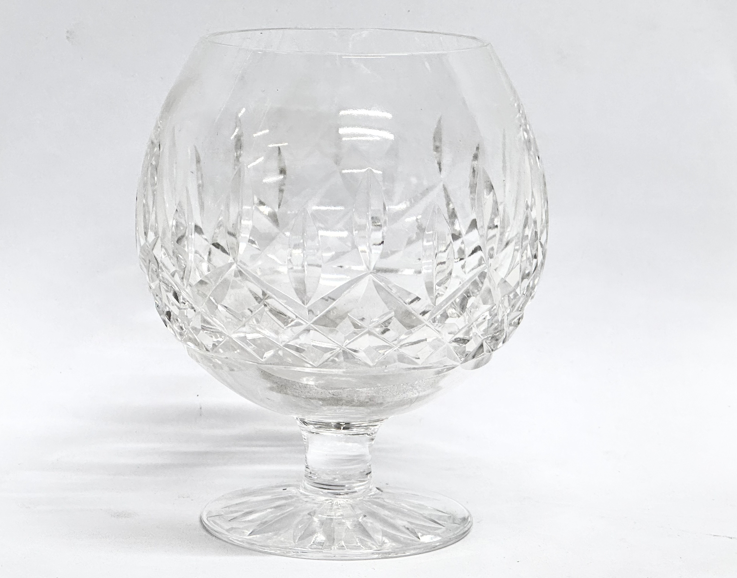 A set of 6 crystal brandy glasses. 8.5x12cm - Image 2 of 2