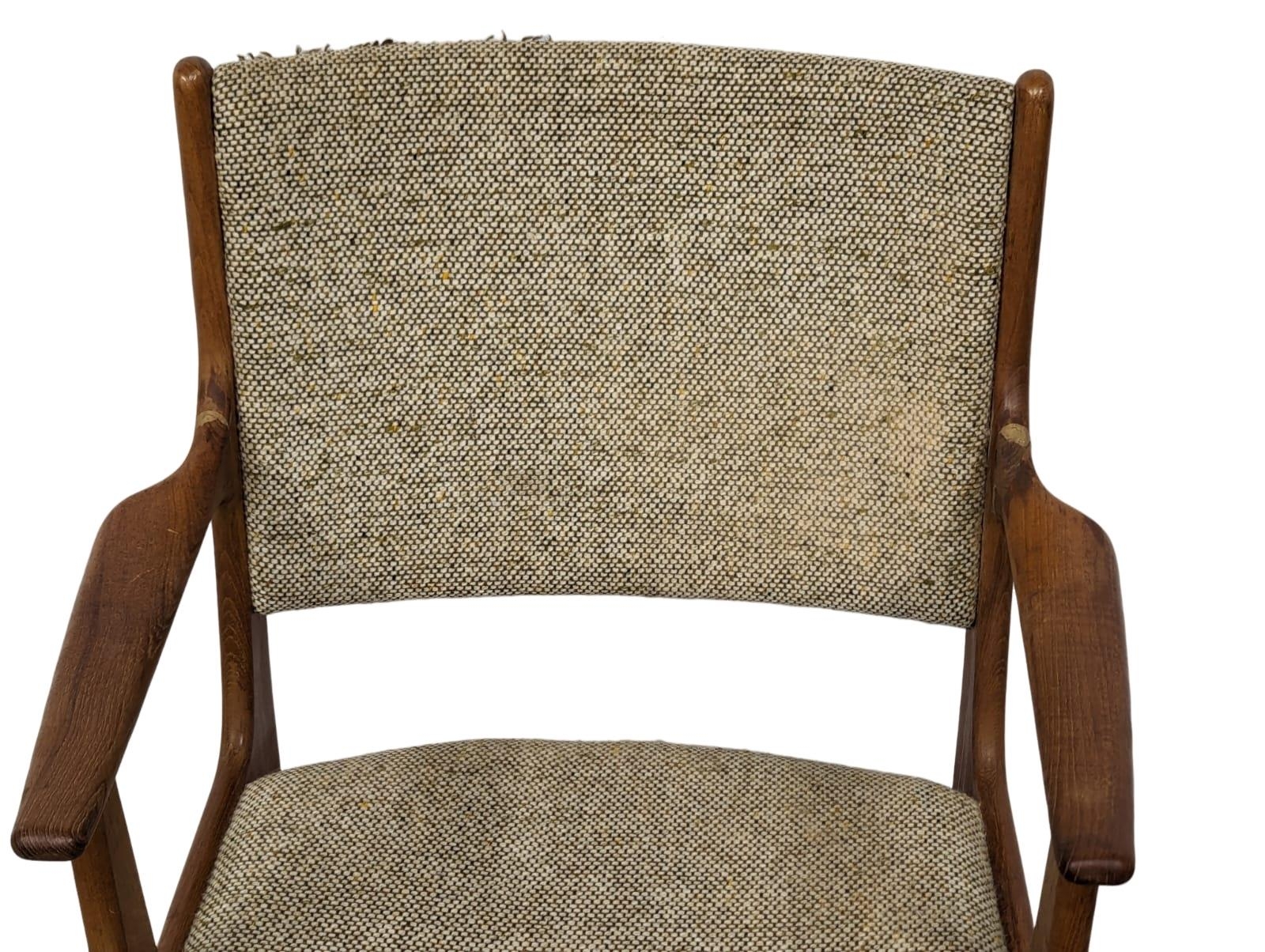 A Danish Mid Century teak armchair designed by Johannes Andersen. - Image 3 of 6