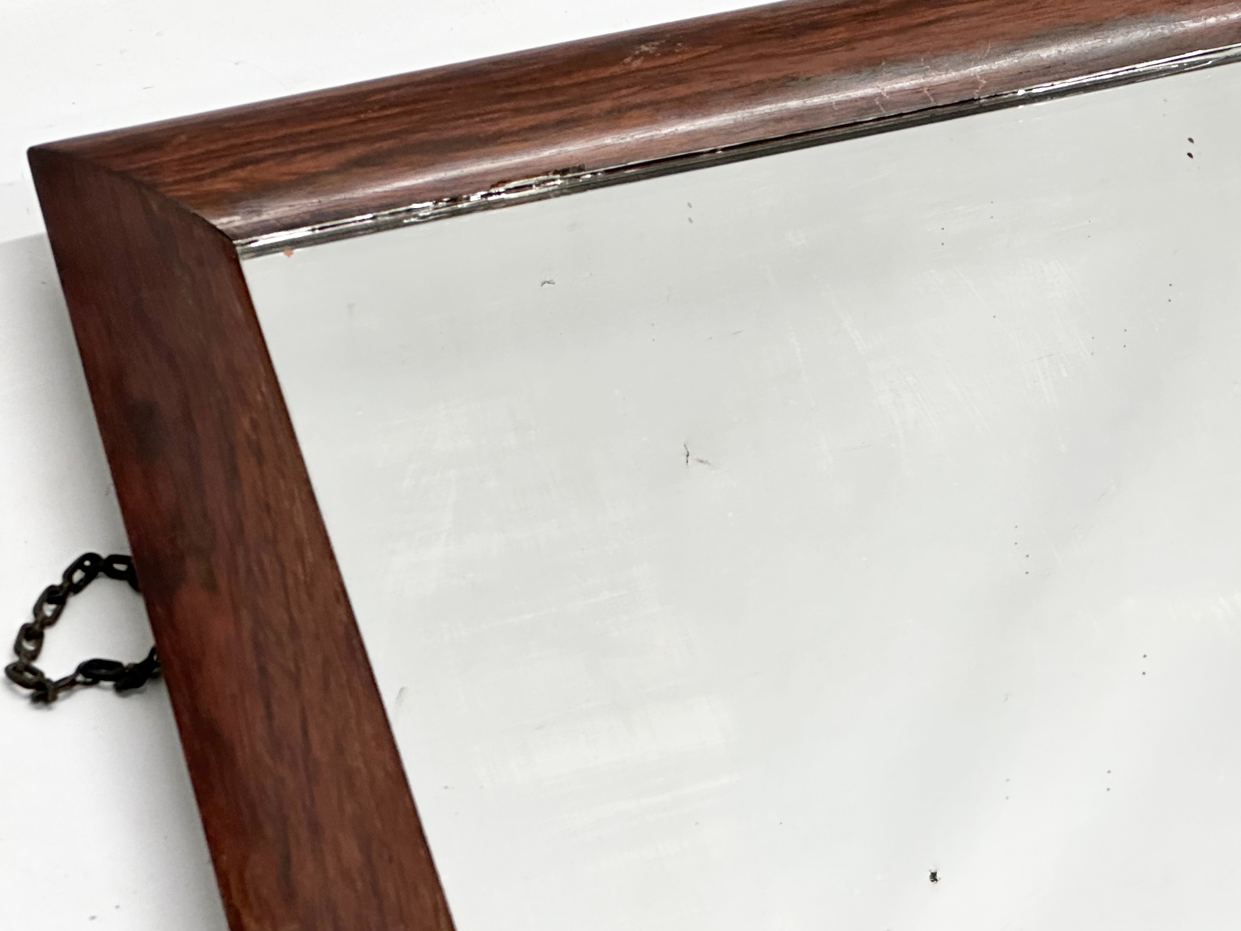 A Victorian rosewood framed mirror. 61x60cm - Image 2 of 4