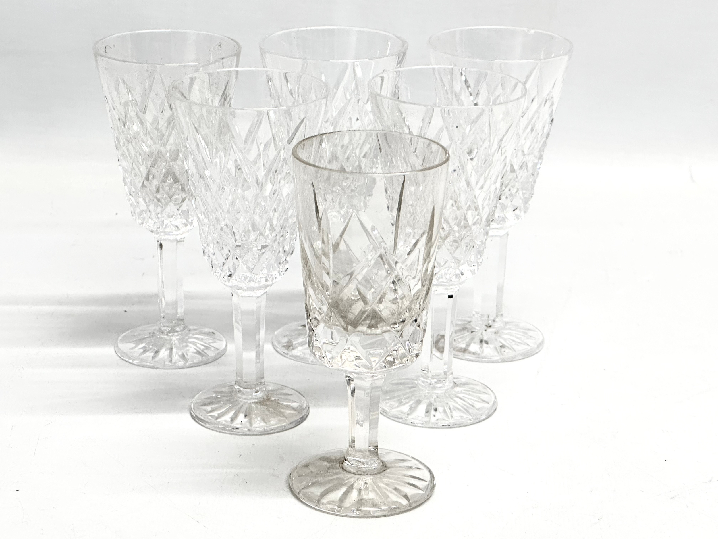 Waterford and Tyrone Crystal. A pair of Waterford Crystal ‘Dunmore’ tankards. A pair of Waterford - Image 9 of 12