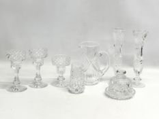 A collection of mostly Tyrone Crystal.