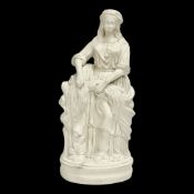 A Late 19th Century Parian figurine. 33.5cm