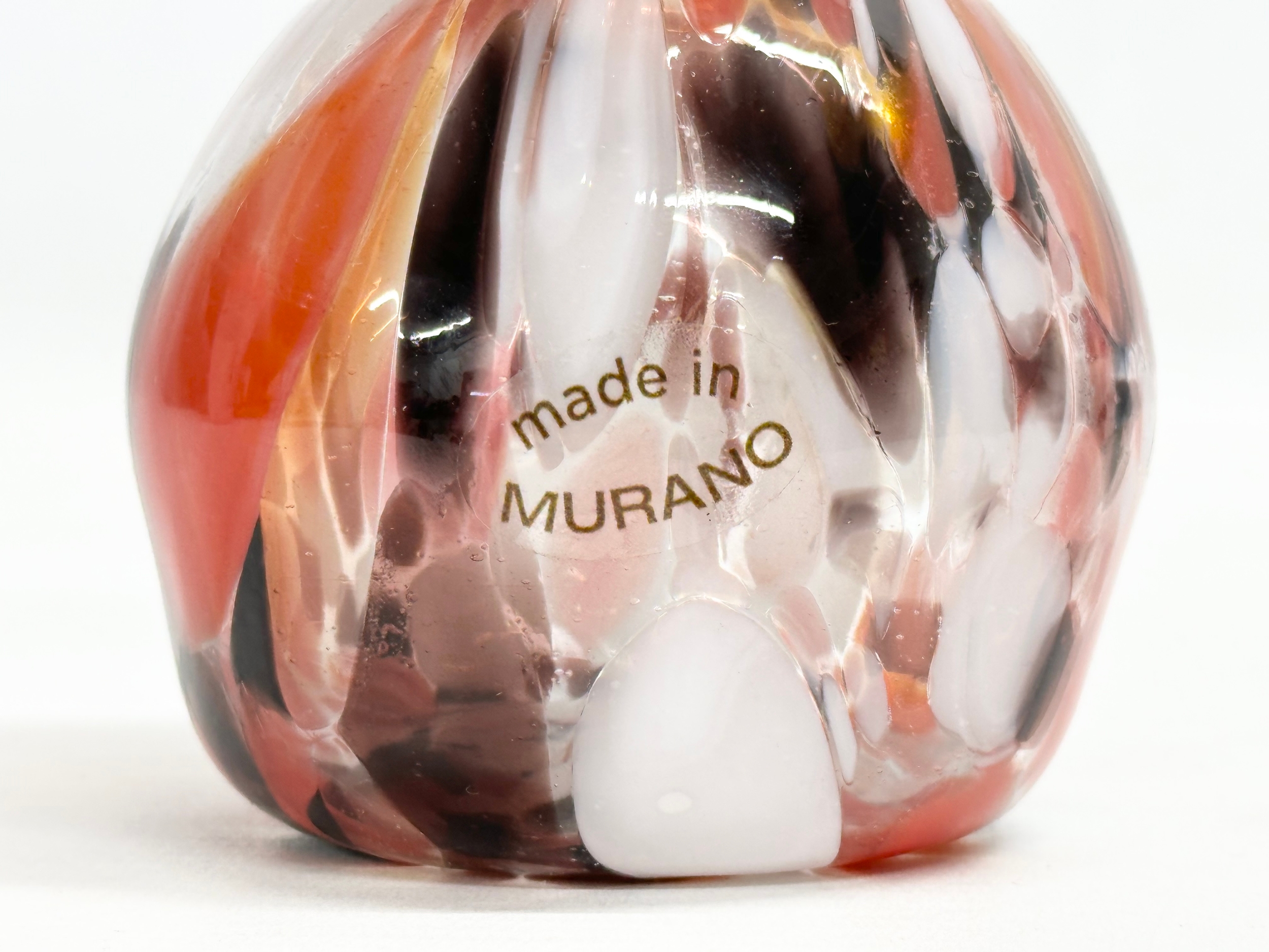 2 pieces of Murano Glass. A Vetro Eseguito Secondo La Tecnica Dei Maestri Di Murano bowl 27x25x15cm. - Image 7 of 7