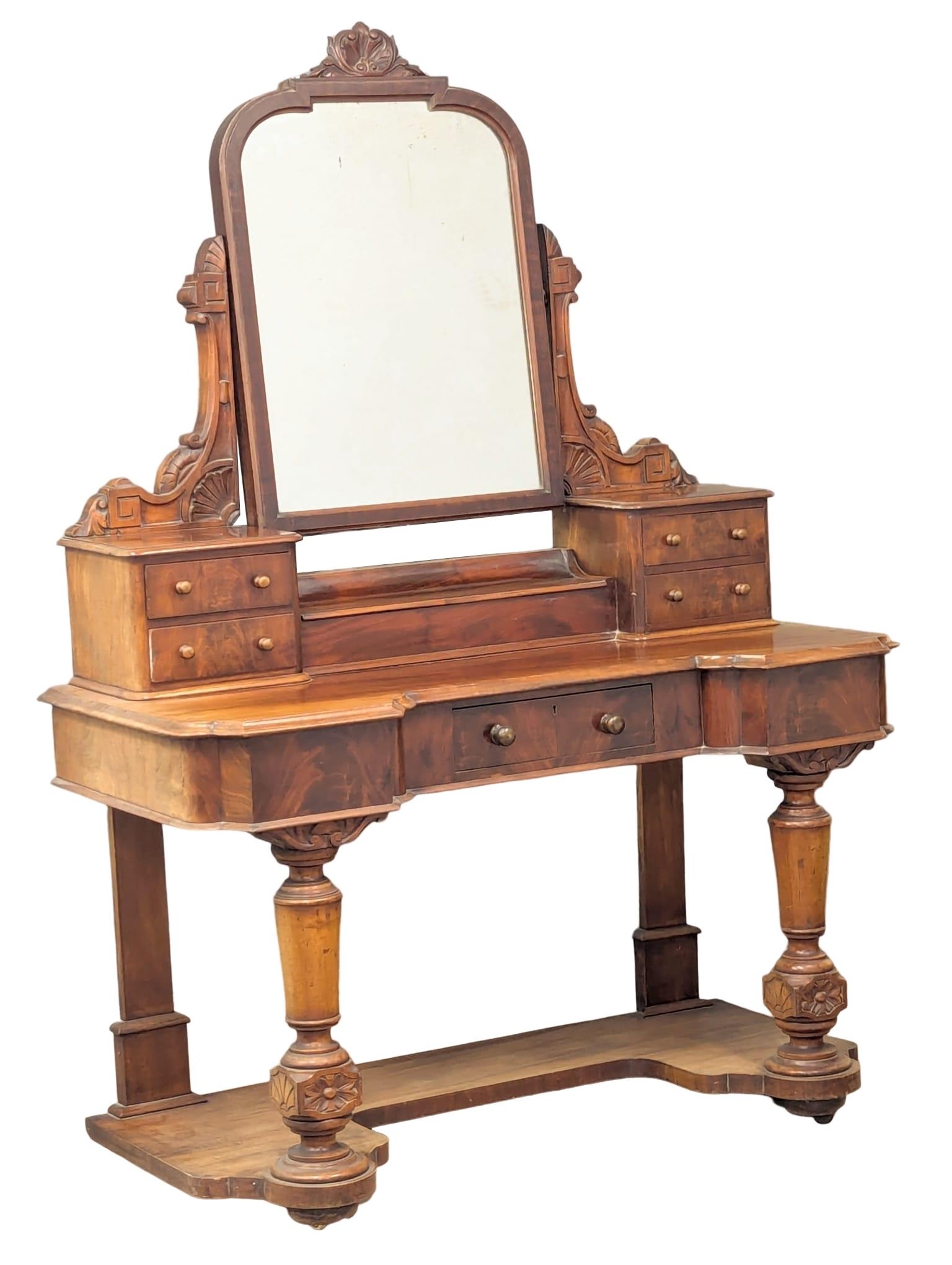 A Victorian mahogany duchess dressing table. Circa 1870-1880. 127x59x175cm(1)