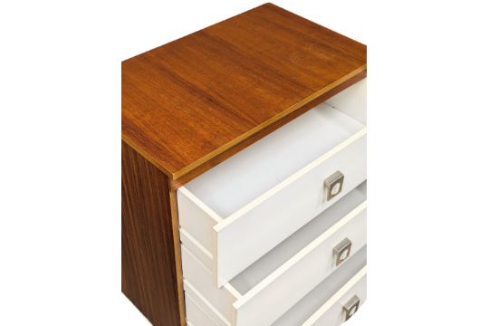 A Mid Century teak chest of drawers. 69x41.5x70cm (2) - Image 3 of 3