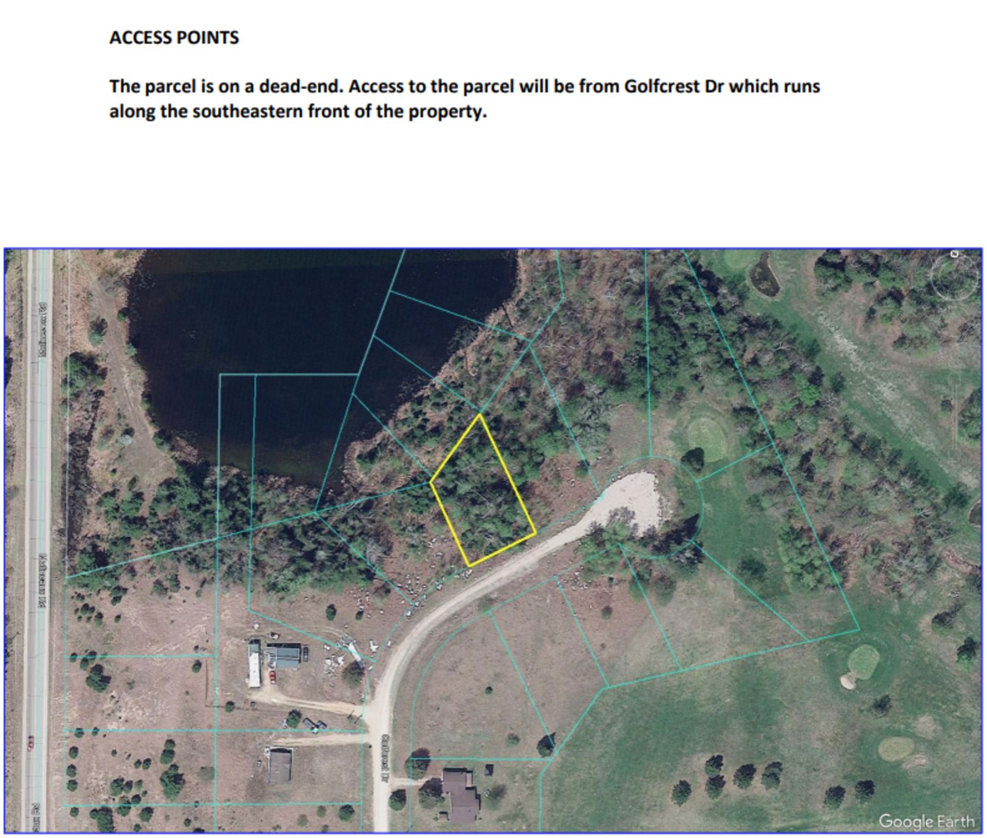 Buildable Lot Between a Lake & a Golf Course, in Wolverine, Michigan! - Image 6 of 13