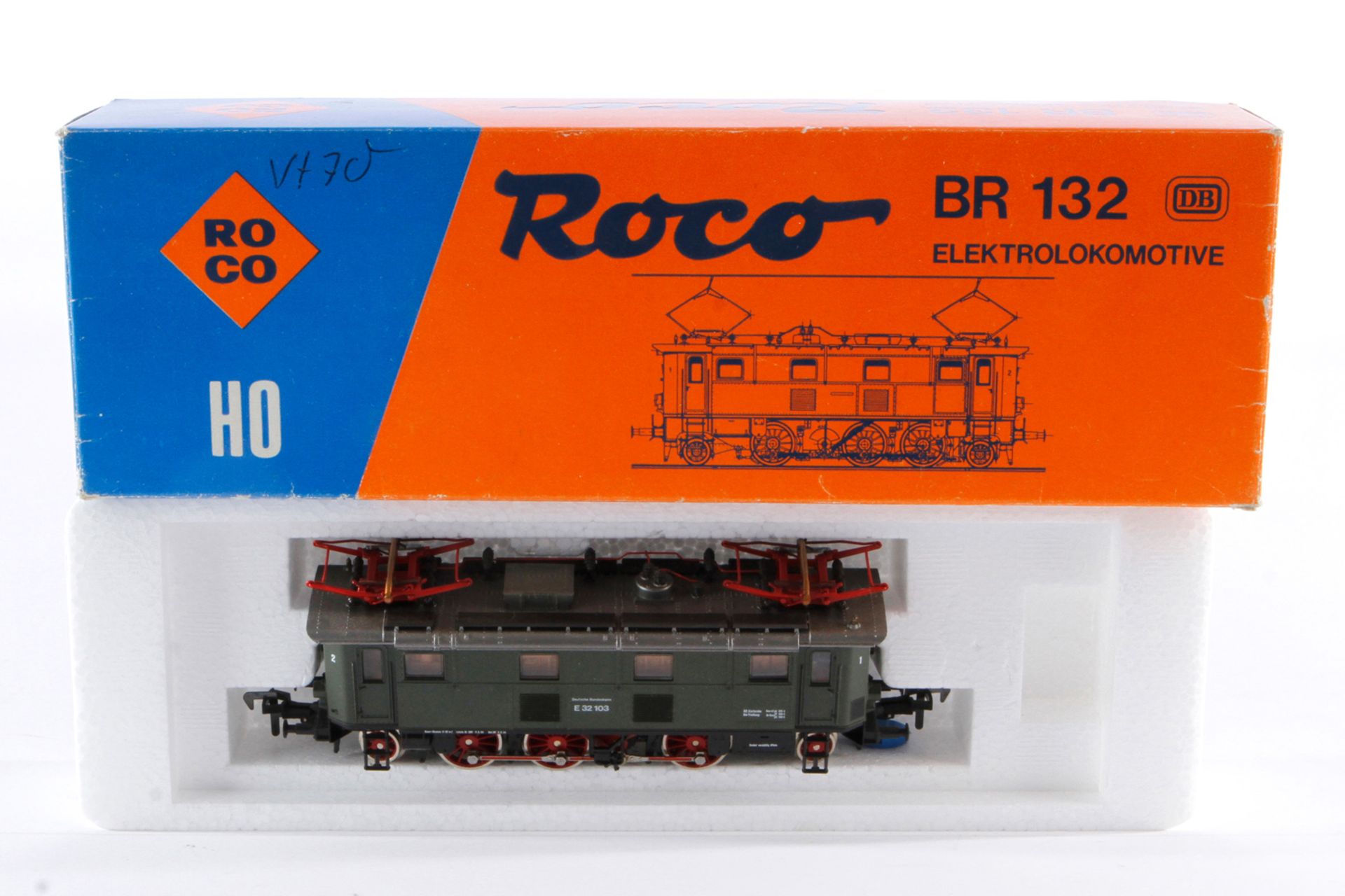 Roco E-Lok ”E 32 103” 4145 A, Spur H0, grün, Alterungsspuren, OK, Z 2-3