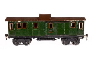 Märklin Packwagen 1889, Spur 1, CL, 2 ST, 4 AT, 4A, Olam, Dachlaschen gelötet, LS, tw ausgebessert