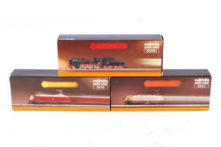 3 Märklin Mini-Club Leer-OKs 8848, 8854 und 88991, Spur Z, Z 3