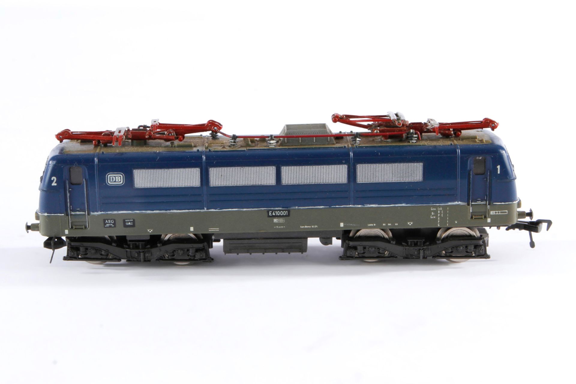 Lima E-Lok ”E 410 001”, Spur H0, blau/grau, Z 4