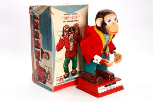 TN / Rosko Affen-Automat ”Hy-Que” ”The amazing Monkey” Nr. 105, Japan, batteriebetrieben, Original-