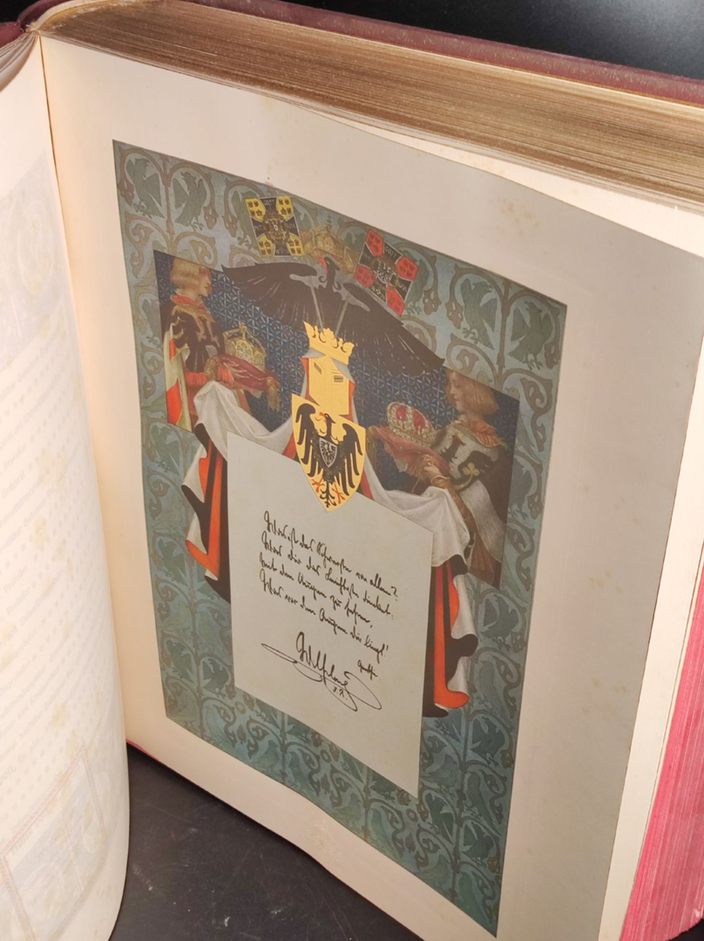 Prachtausgabe, Buch ”Deutsche Gedenkhalle”, veranstaltet von Max Herzig, mit Bildern aus der - Bild 3 aus 4