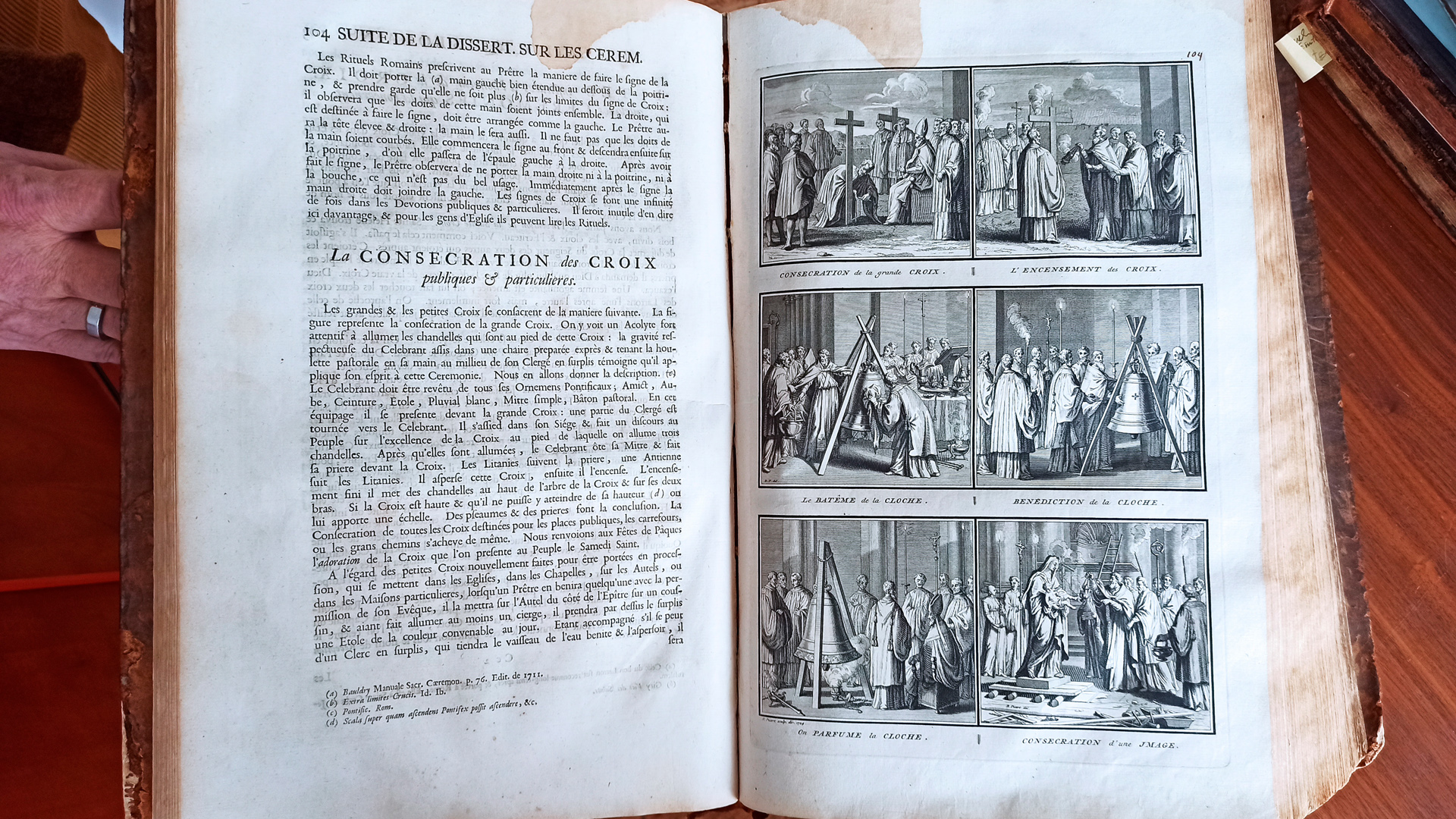 Altes Buch Amsterdam 1723, J. F. Bernard, ”Ceremonies et Coutumes, Religieuses des tous les - Image 5 of 5