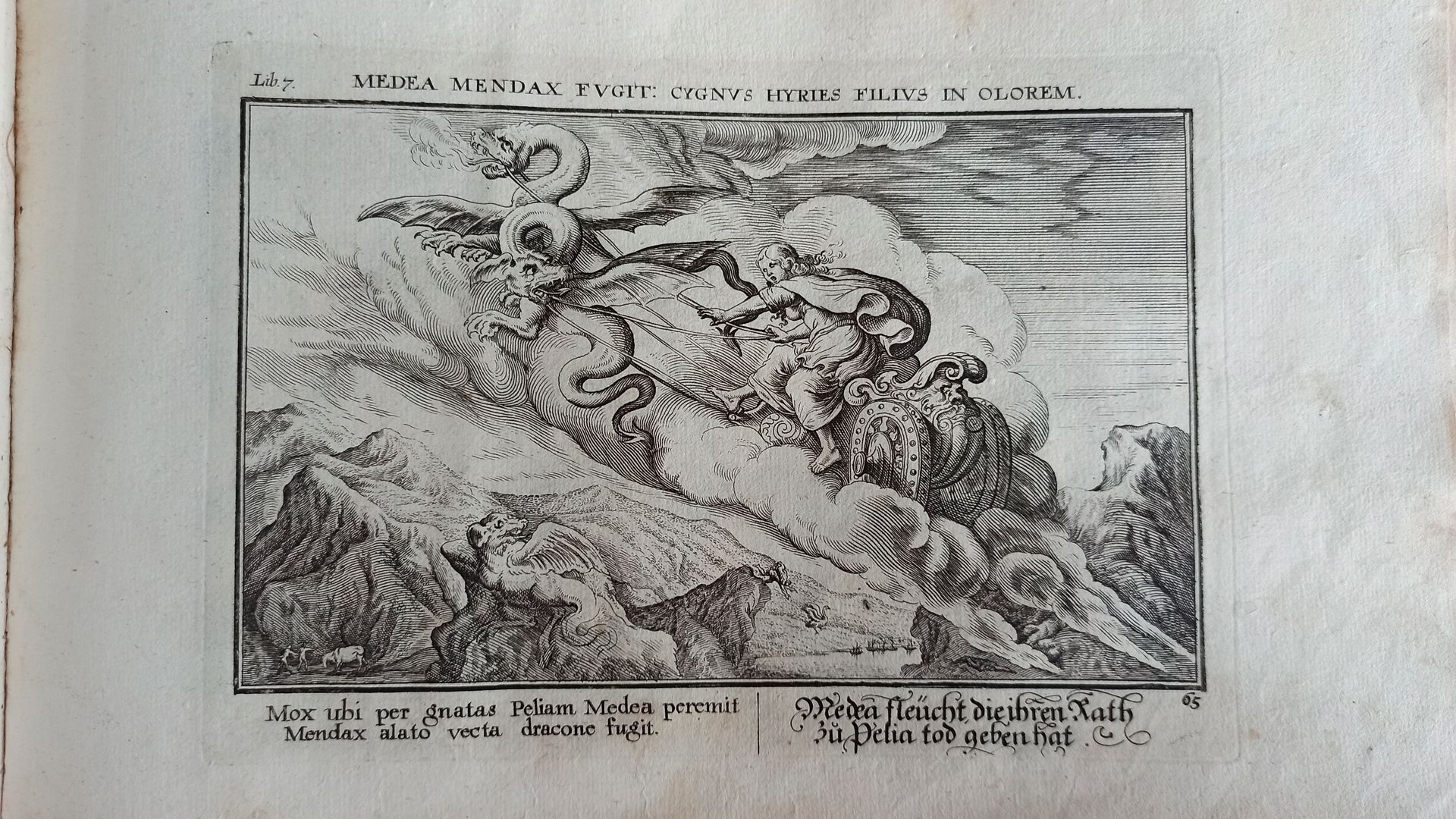 Altes Buch ”P. Ovidii Nasonis, Funffzehen Verwandlungs-Bücher, ehemals von einem berühmtem Meister - Bild 3 aus 5