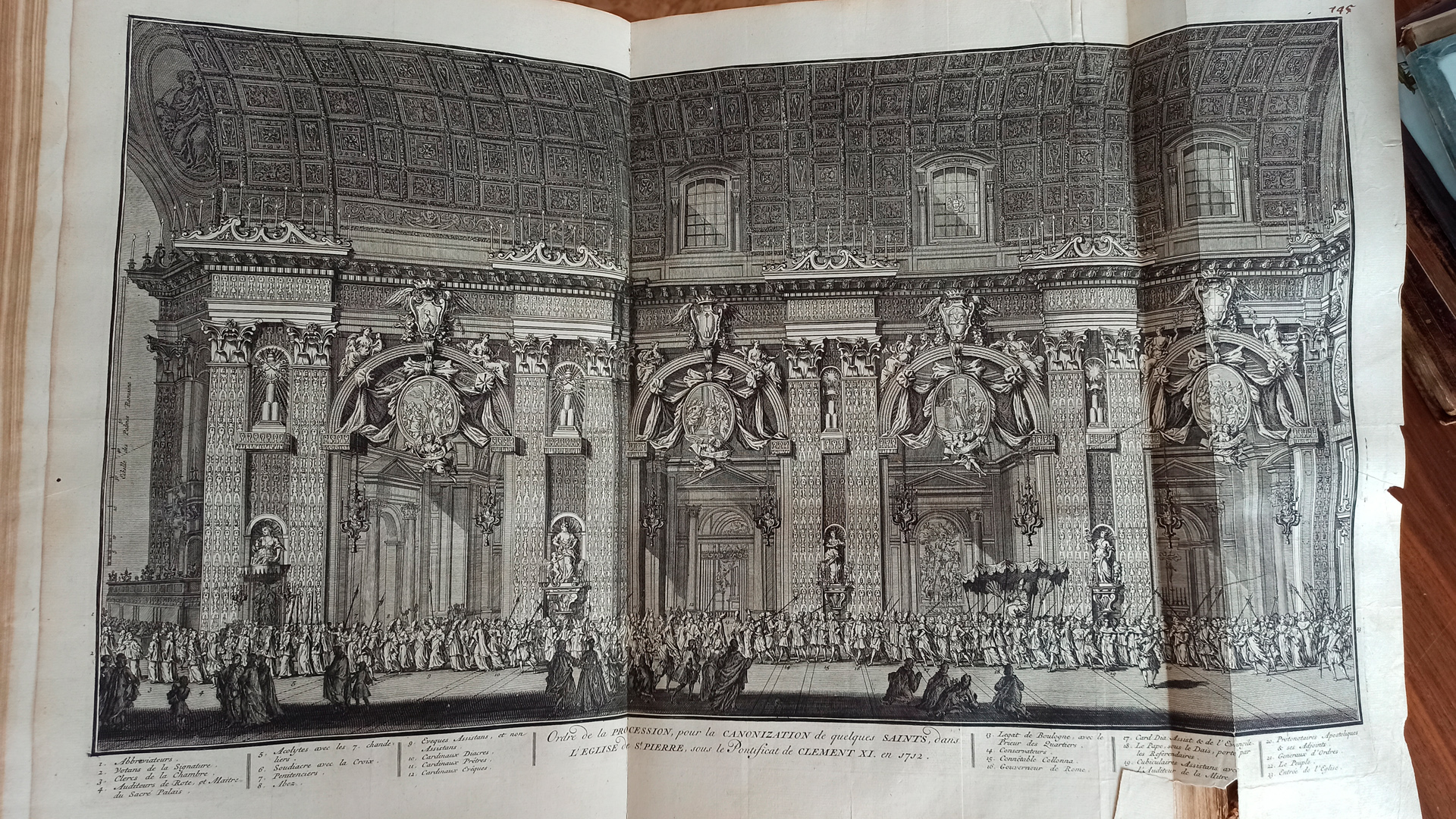 Altes Buch Amsterdam 1723, J. F. Bernard, ”Ceremonies et Coutumes, Religieuses des tous les - Image 3 of 5