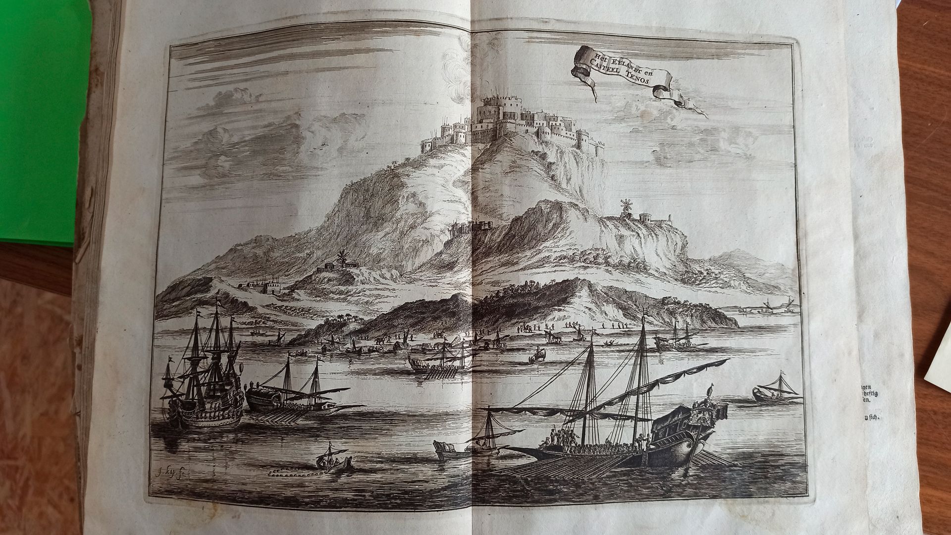 Sammelband ”Denkwürdige Reysen”, Amsterdam 1678, 1. Band J.J. Straußens, ”Denkwürdige Reysen durch - Image 4 of 4