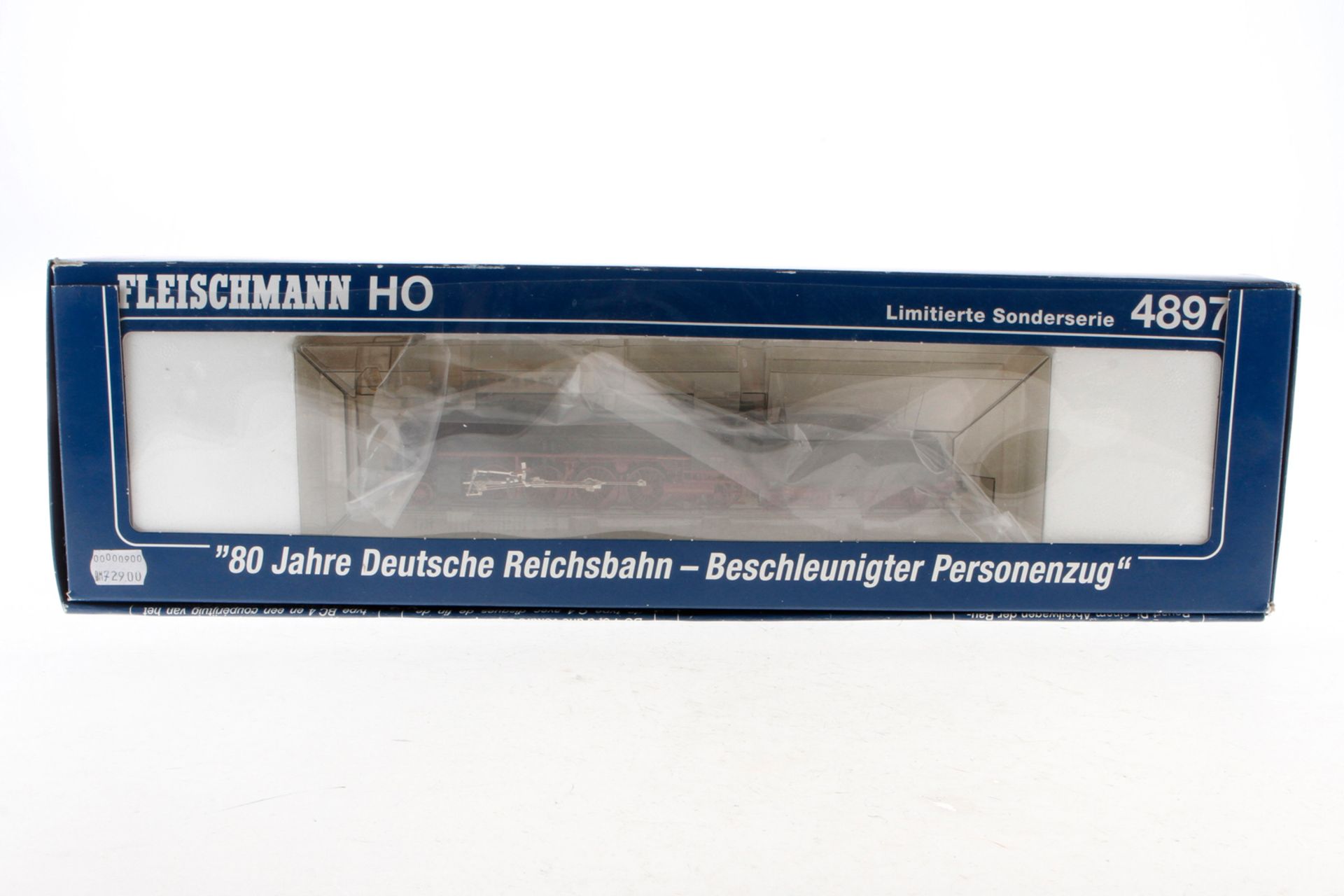 Fleischmann 1-D-1 Schlepptenderlok ”39 105”, Spur H0, grün/schwarz, Alterungsspuren, im Eigenbau-