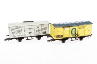 2 ETS Güterwagen, Spur 0, LS, L 19,5, Z 3
