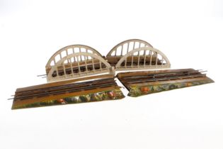 Märklin Doppelbogenbrücke, Spur 1, HL, mit Mittelleiter, LS, Z 3