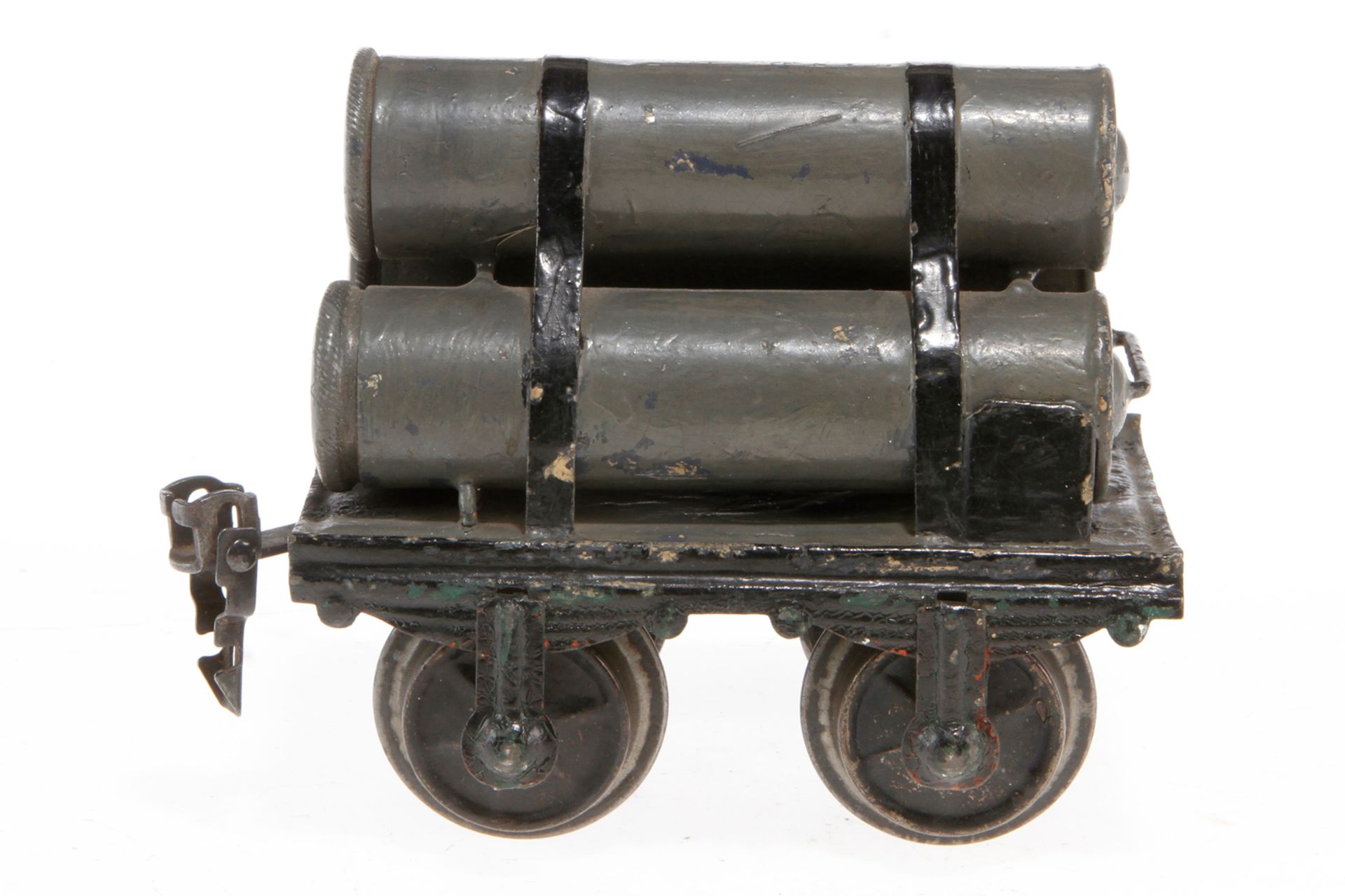 Märklin Gasröhrenwagen, Spur 1, uralt, ÜL, NV, L 10,5, als Ersatzteil