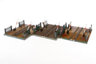 3 Märklin Bahnübergänge, Spur 0, HL, NV, LS, Z 3