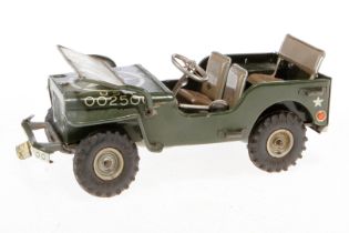 Arnold Militär-Jeep 2500, CL, Uhrwerk intakt, Übersetzung def., L 16, zum Herrichten