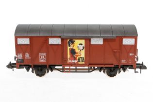 Märklin ged. Güterwagen 58267, Spur 1, braun, Alterungsspuren, OK, Z 1-2