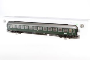 Märklin Schnellzugwagen 58021, Spur 1, grün, Alterungs- und Gebrauchsspuren, L 75, im tw besch.