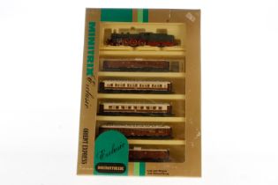 Minitrix Zugpackung ”Orient Express” 1017, Spur N, Alterungsspuren, Innenverpackung NV, im leicht
