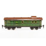 Märklin Gepäckwagen 1844, Spur 0, CL, Export, mit 4 AT und 2 ST, LS und gealterter Lack, L 29,5, Z