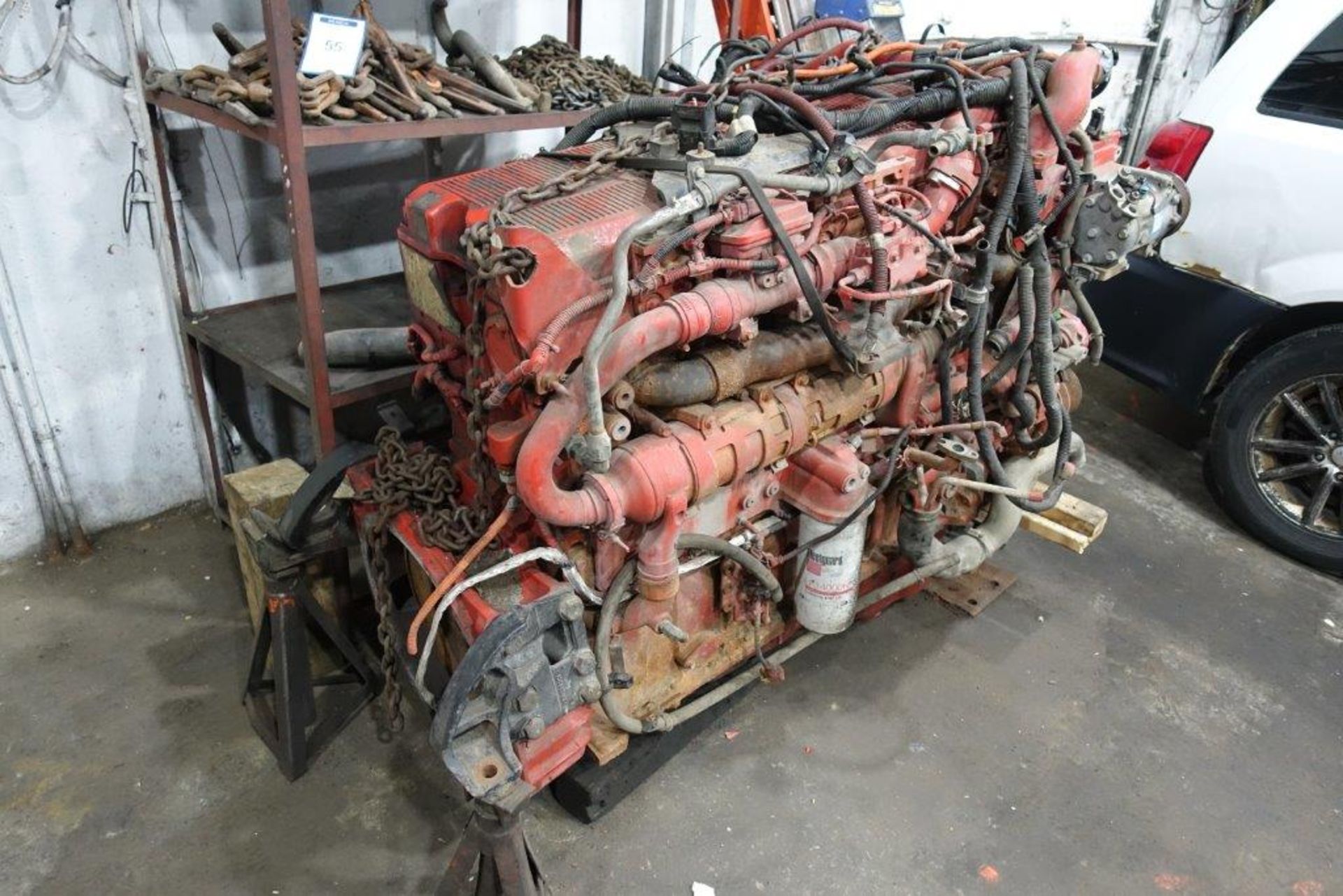 moteur CUMMINS diesel C-15 2018, COMPLET & FONCTIONNEL - Image 2 of 5