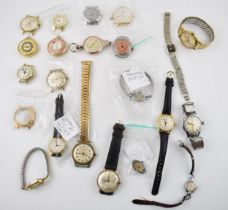 A good quantity of vintage watches, to include mechanical Swiss movements by Oris, Puerta and